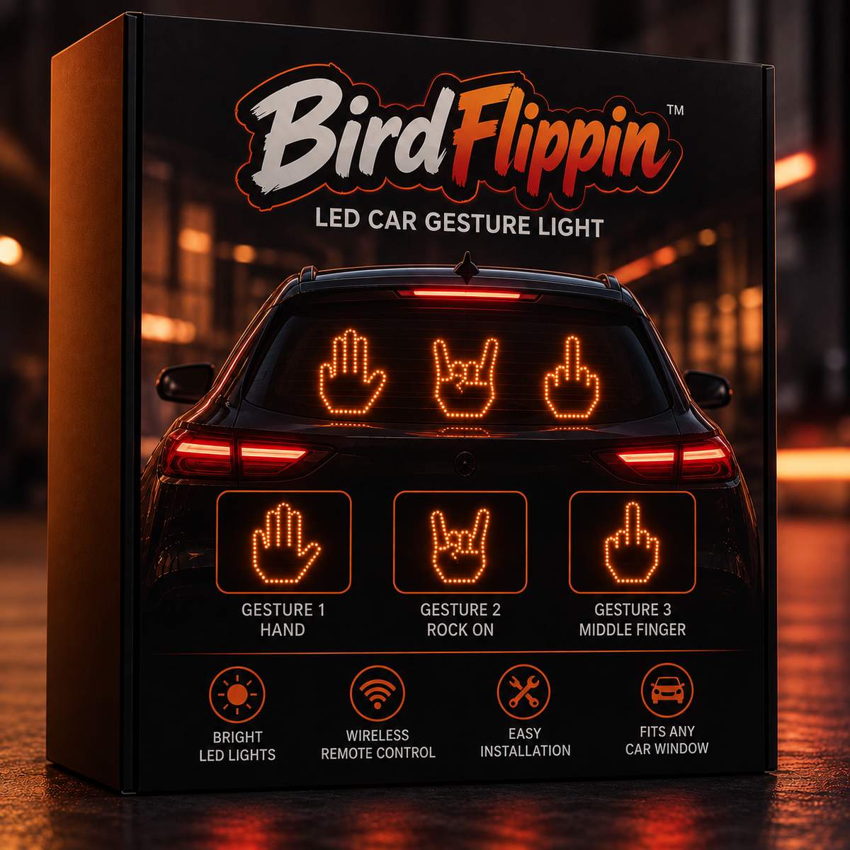 BirdFlippin™ – Led Hand Sign